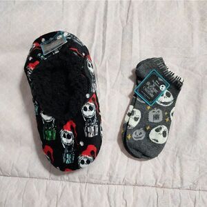 Disney The Nightmare Before Christmas, new women's socks Bundle size 4-10